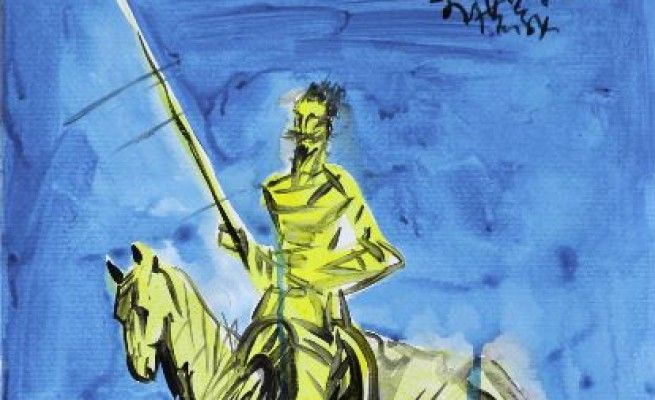 "Quixote", mappamondo<br />su Don Chisciotte