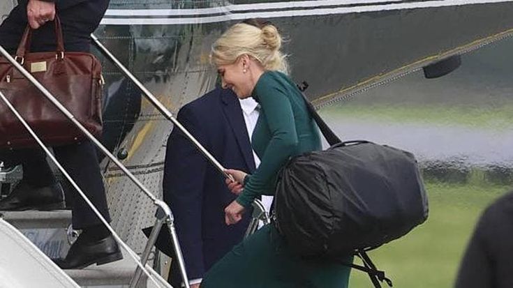 Trump in Irlanda con Natalie Harp, la Casa Bianca attacca il giornalista che lo fa notare: “Delirante”