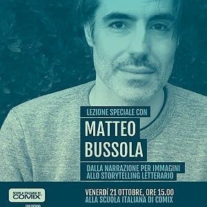 Matteo Bussola alla Scuola italiana di Comix