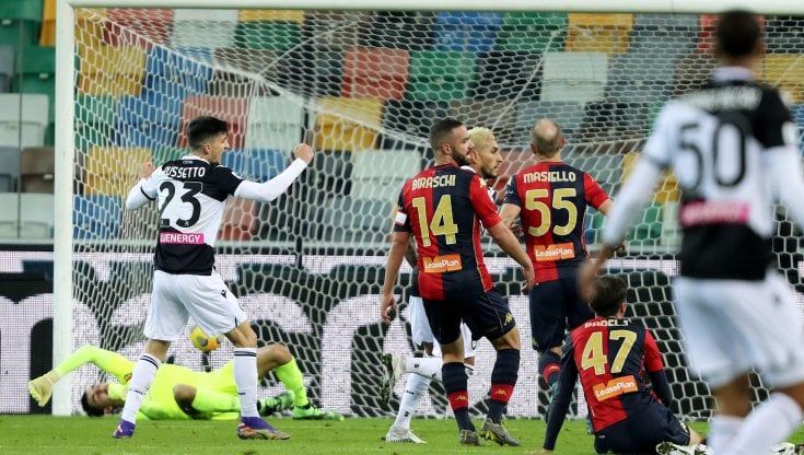 Udinese-Genoa 1-0: guizzo di De Paul, il Var gela Scamacca