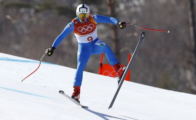 Pyeongchang 2018, le acrobazie degli sciatori nella combinata tormentata dal vento