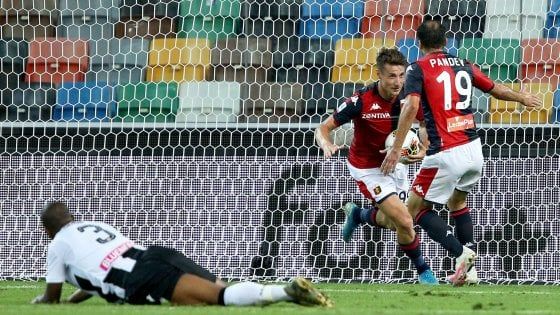 Udinese-Genoa 2-2: Pinamonti all'ultimo respiro regala ai rossoblù un pari d'oro