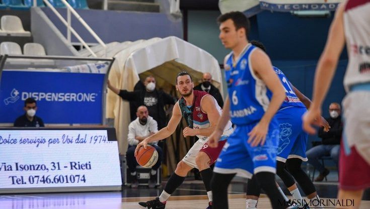 Basket, serie A2: Rieti travolta dal Covid, resta con un solo giocatore in campo