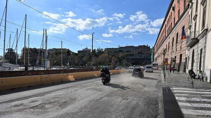 Napoli, il Comune su via Acton: opere per incanalare le acque sotterranee