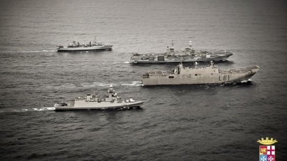 Terrorismo: navi, aerei e uomini dell'operazione Mare Sicuro. Ma non sarà un blocco navale