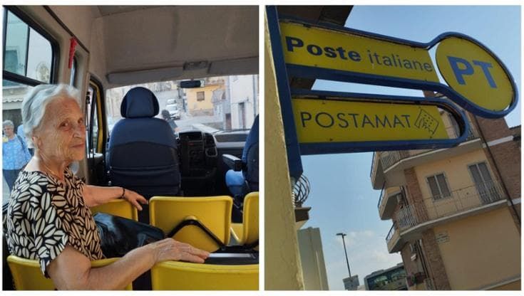 Nel paese rimasto senza Poste, gli anziani sullo scuolabus: “Che fatica ritirare la pensione”