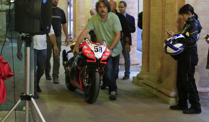 Al museo del Sic arriva l'Aprilia RSV4,<br />il bolide da podio del Mondiale Superbike<br />&nbsp;