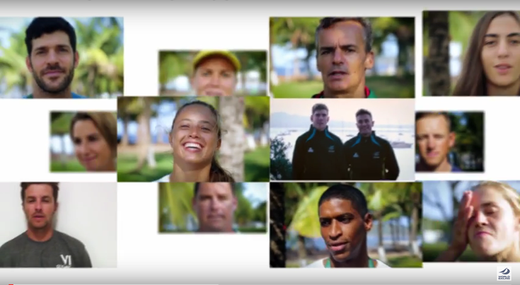 13 portabandiera a vela nel Maracanà