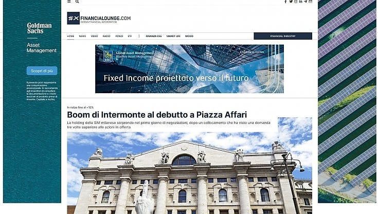 Financialounge, il nuovo sito con layout “wide” e nuovi contenuti di TV via web 