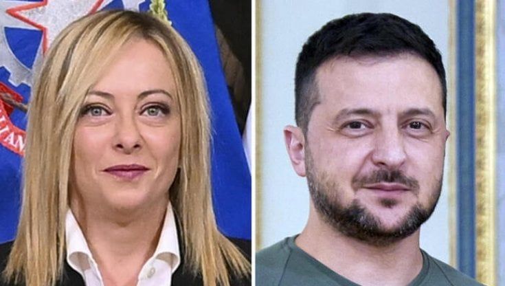 Meloni parla con Zelensky e lo invita a Roma: "Massimo sostegno all'Ucraina"