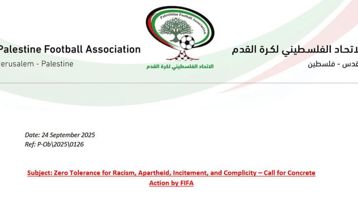 La federcalcio della Palestina scrive all’Uefa: “Esclusione di Israele necessaria, non si può tacere”