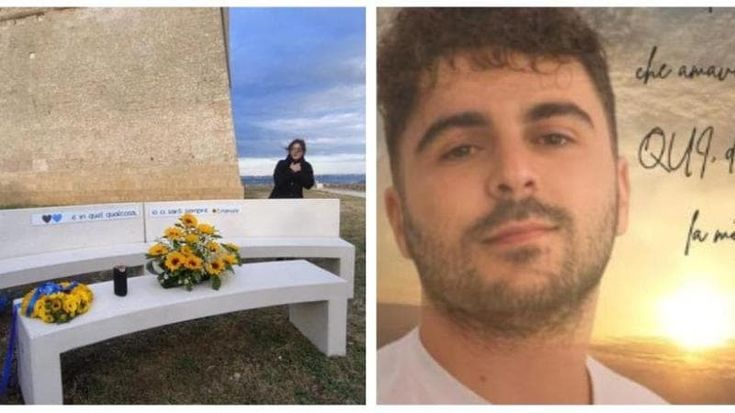 "Due panchine per ricordarlo nel luogo che amava”, a Torre Lapillo cerimonia per Emanuele Montanaro