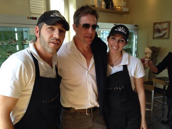 E' lui o non &egrave; lui? Il giallo di Hugh Grant in gelateria a Rivoli