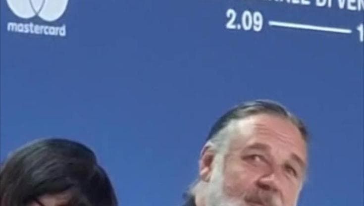 Russell Crowe: Venezia, il posto migliore per il mio film. Meno set e più tempo in Europa coi figli