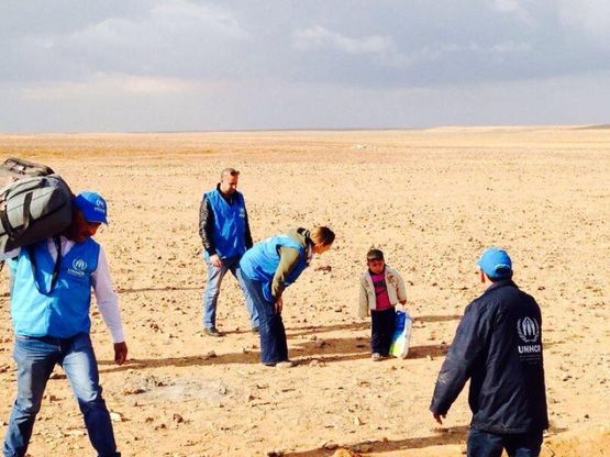 Siria, un bimbo nel deserto: Marwan diventa simbolo dei rifugiati