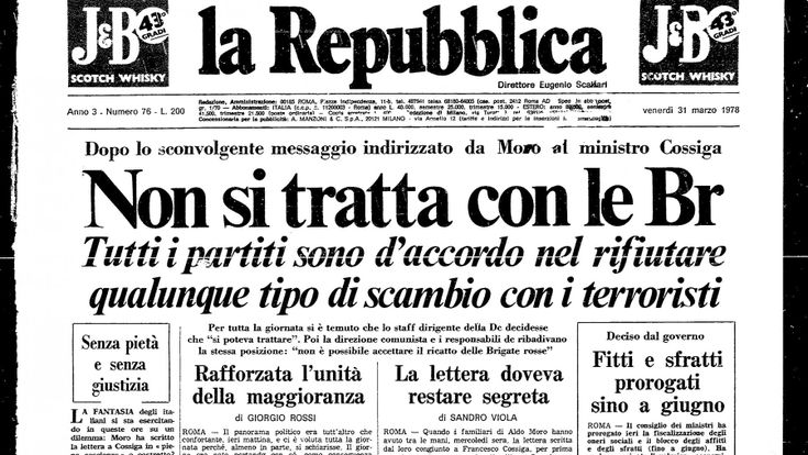 Sequestro Moro, la lettera doveva restare segreta 