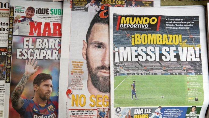 Addio Barcellona-Messi, stampa spagnola sotto shock: "Un dramma"