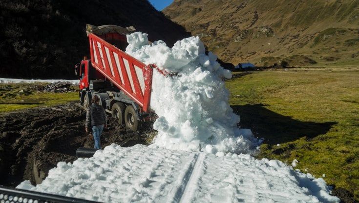 Riale, il paesino piemontese che conserva la neve