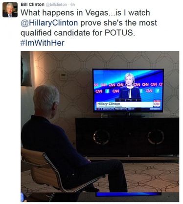 Usa, dibattito dem in tv: il tweet di Bill Clinton per Hillary