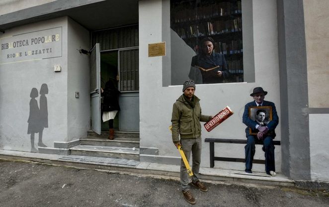 Napoli, ecco come l'Amica geniale diventa street art nel rione Luzzatti
