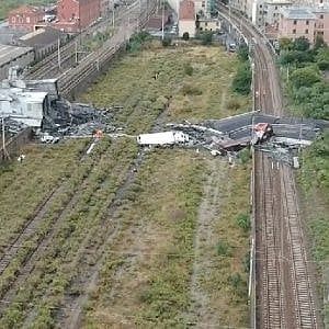 Crollo Ponte: il ripristino della ferrovia entro i primi di ottobre