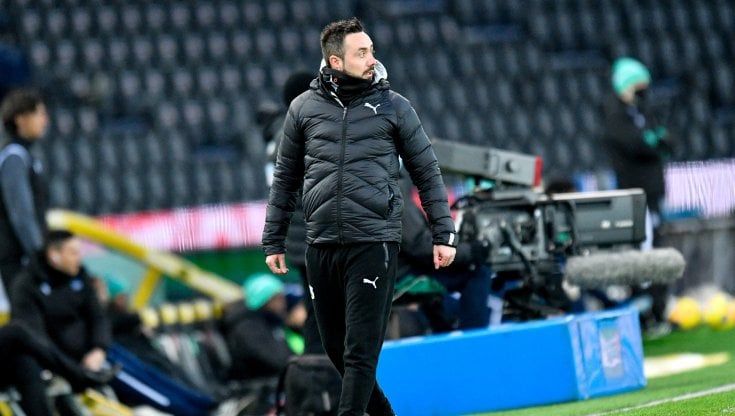 Sassuolo, De Zerbi: "Sconfitta fastidiosa, solo Berardi si è preso la responsabilità"