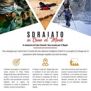 Fondi in memoria dello scalatore Cala Cimenti: coinvolte tre onlus, una degli sherpa del Nepal