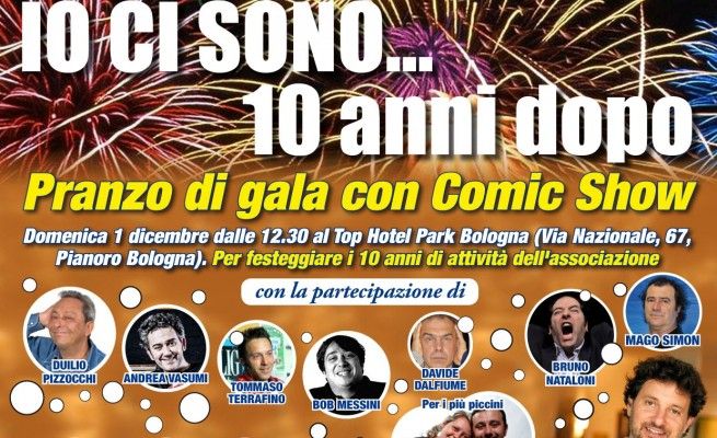 Comic show con Pieraccioni<br />al decennale di "Io ci sono"