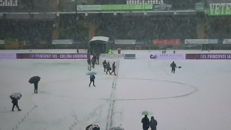 In Irpinia nevica, rinviata la partita del Catania ad Avellino