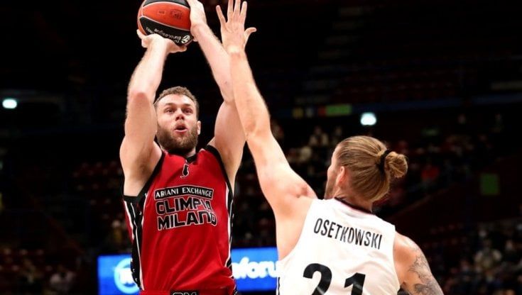 Eurolega, Asvel-Milano 62-69: l'Olimpia inizia male, poi Baron e Melli raddrizzano la partita