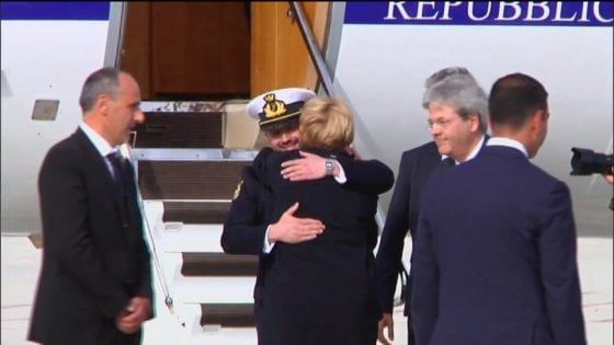 Marò, Girone è tornato: "Amo l'Italia siamo un bel popolo"