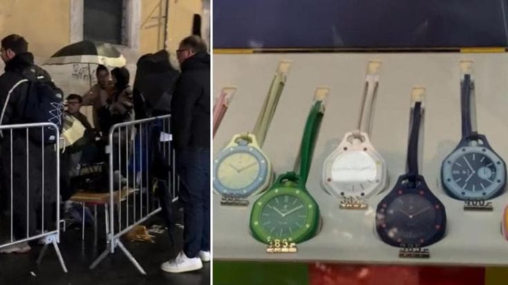 Swatch x Audemars Piguet, tutti in fila in via del Corso per gli orologi Royal Pop: “Troppi reseller”
