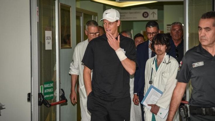 Sinner in ospedale al San Raffaele di Milano per accertamenti programmati