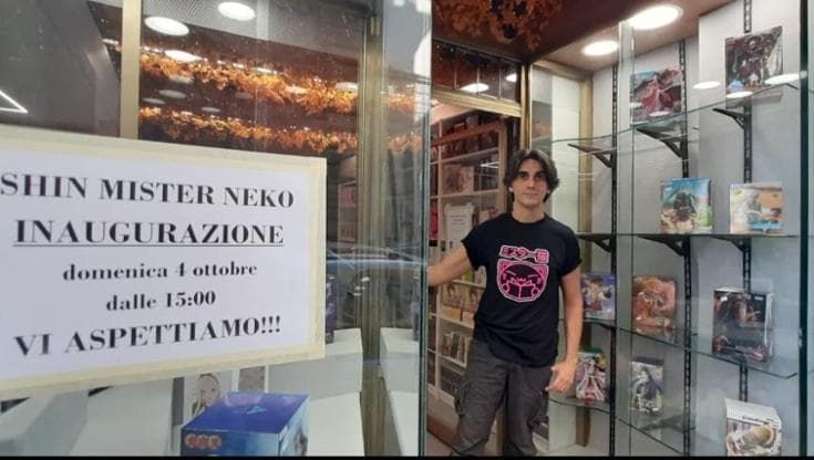 Shin Mister Neko, un nuovo inizio in via dei Servi, dai minerali ai manga