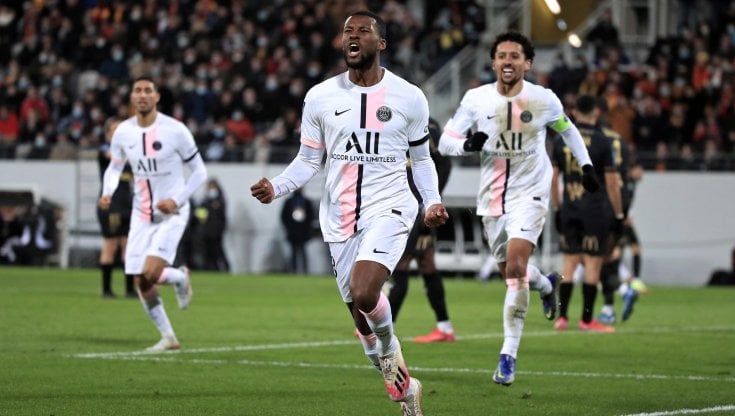 Ligue 1, Wijnaldum salva il Psg in extremis. Marsiglia ko in casa col Brest