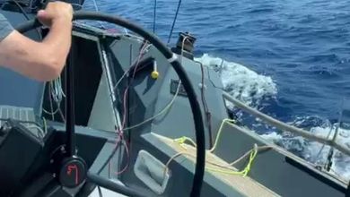 A bordo di Hatari durante il Mondiale Swan 50
