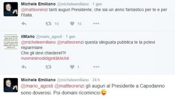 Bari, il tweet al veleno di Emiliano a Renzi: "Buon anno, ma da domani ricomincio"