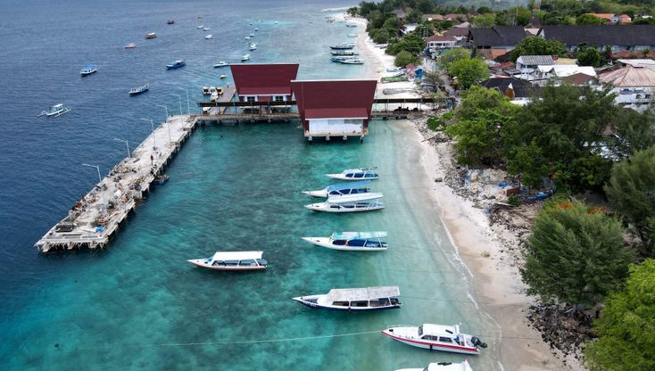 Gili Trawangan a 2 anni dall'inizio della pandemia uno dei resort indonesiani preferiti dal turismo è ancora deserto