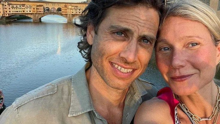 Gwyneth Paltrow in vacanza a Firenze, selfie con il Ponte Vecchio