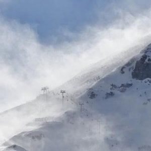 Oggi una tempesta di vento sulle Alpi piemontesi, raffiche fino ai 150 l'ora