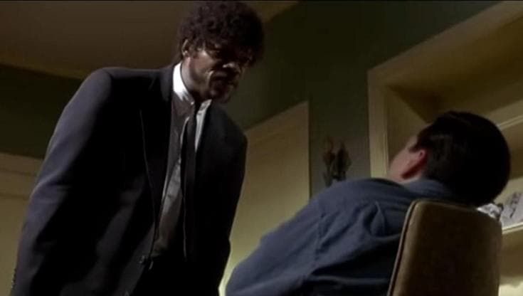 Pulp fiction: la finta citazione di "Ezechiele 25:17" recitata da Samuel L. Jackson