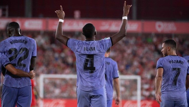 Liga, il Real soffre ma supera l'Almeria: decisivo Alaba