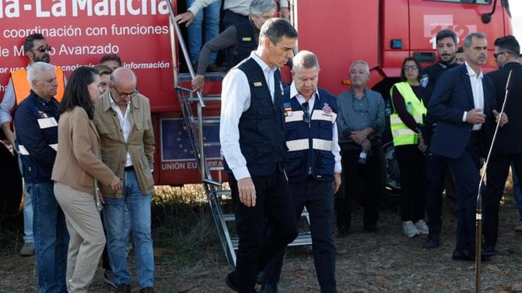 Two disasters in one year on the same line. Sánchez under fire; three days of mourning