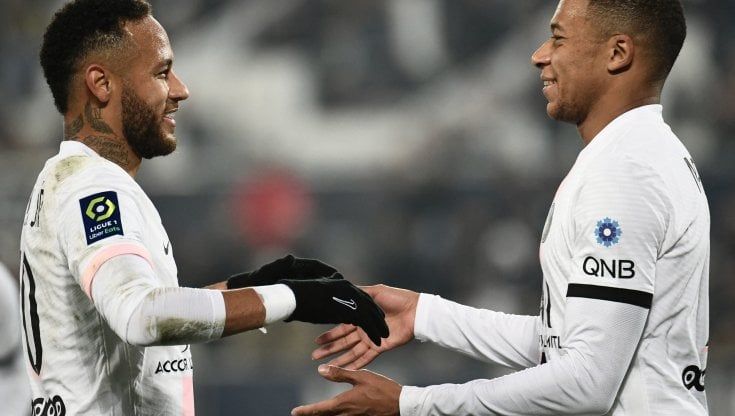 Ligue 1: Neymar e Mbappè stendono il Bordeaux, il Psg prosegue la fuga