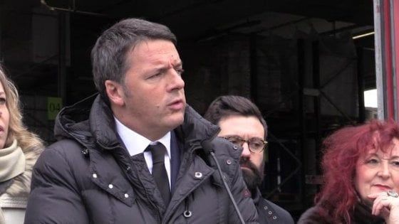 Renzi all'Obihall per la campagna elettorale: "Ciascuno porti uno o due indecisi"