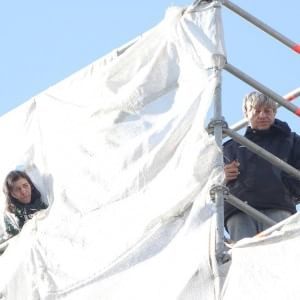 Coppia protesta sul Battistero, scendono dopo due giorni