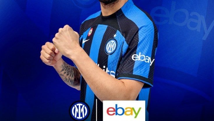 Inter, eBay nuovo sponsor di manica. Sulle maglie Digitalbits potrebbe rimanere fino a giugno