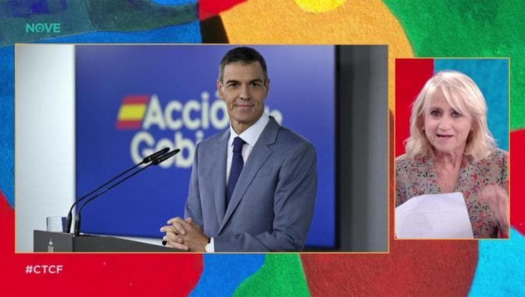 Letterina di Littizzetto a Sanchez in spagnolo maccheronico: "Pedro pedro pe, se me lasci non vale"
