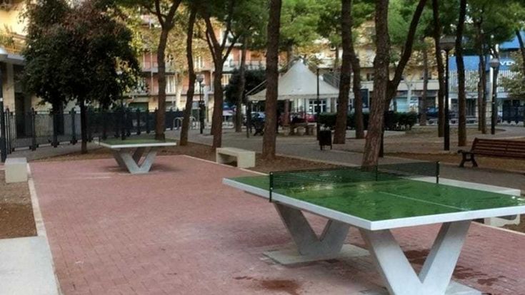 Bari, nel giardino 'della chiesa Russa' arrivano i tavoli da ping pong