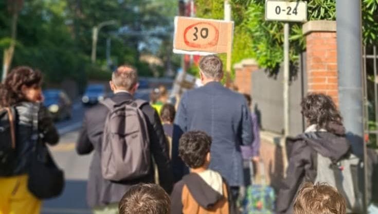 San Ruffillo, genitori e bambini chiedono i 30 all’ora fino a Rastignano